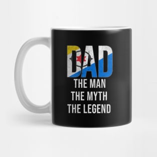 Bonaire Dutch Dad The Man The Myth The Legend - Gift for Bonaire Dutch Dad With Roots From Bonaire Dutch Mug